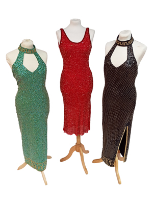 Vintage Womens Evening Wear Props, Prop Hire