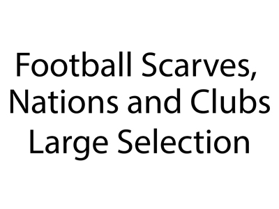 Football Scarves Nations and Clubs Large Selection Props, Prop Hire