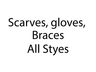 Scarves Gloves Braces All Styles Props, Prop Hire