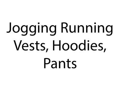 Jogging Running Vests Hoodies Pants Props, Prop Hire