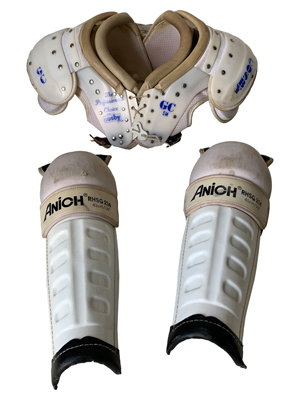 Ice Hockey Shoulder and Leg Pads Props, Prop Hire