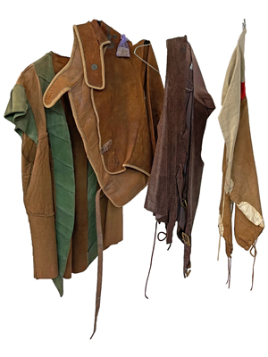 Leather Archer and Fencing Jackets Props, Prop Hire