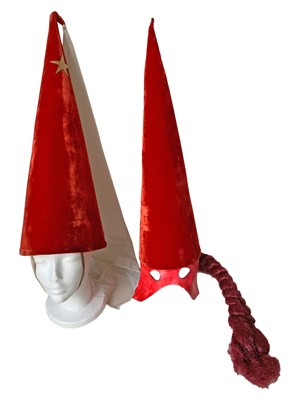 Evil Inquisition Hat and Mask Props, Prop Hire