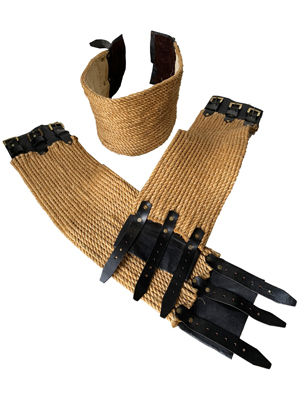 Rope Gladiators Belt Supports Extra Wide Props, Prop Hire