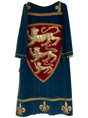 Velvet Lionheart Tabard Props, Prop Hire