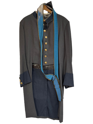 Admiral Civil War Tail Coat Sash Trousers Props, Prop Hire