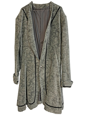 Grey Cutaway Frock Period Coat Props, Prop Hire