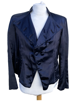 Blue Royal Opera House Satin Cherubin Jackets Props, Prop Hire