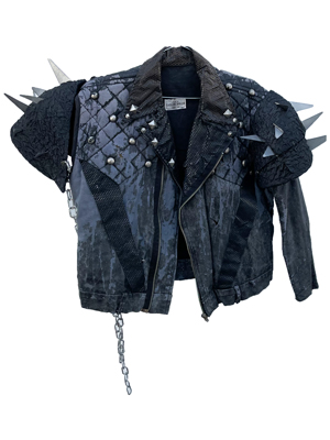 Punk Inspired Biker Style Designer Jacket Props, Prop Hire