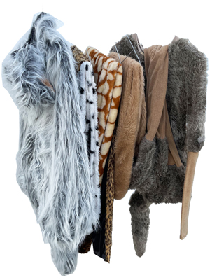 Fur Fabric Costume Oddments Props, Prop Hire