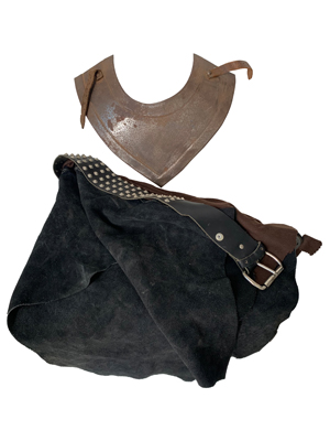 Gladiator Loincloth and Gorget Props, Prop Hire