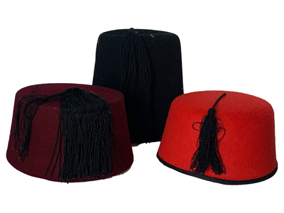 Fez Hats Props, Prop Hire