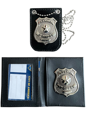 Police Wallet and Badge Props, Prop Hire