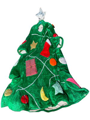 Christmas Tree Lifesize Costume Props, Prop Hire