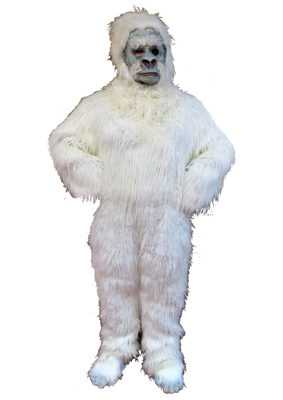 Lifesize Yeti Costume Props, Prop Hire