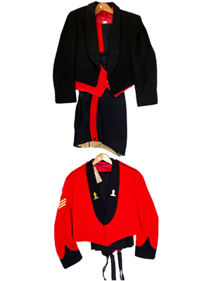 Officers Army Mess Uniforms Props, Prop Hire