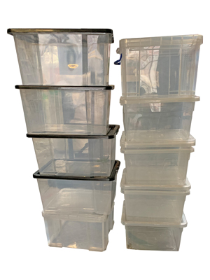 Plastic Crates Storage Systems Props, Prop Hire