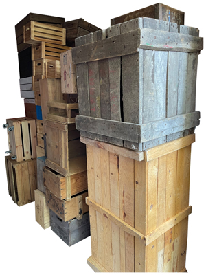 Wooden Cases Trunks Crates Props, Prop Hire