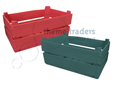 Painted Wooden Crates Props, Prop Hire