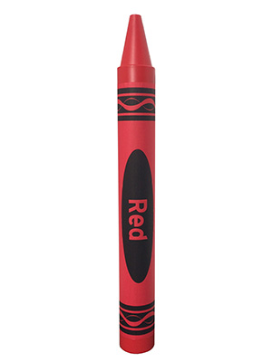 Big Red Crayon Props, Prop Hire