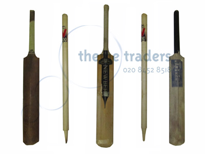 Cricket Stumps and Bats (Large assort vintage and modern) Props, Prop Hire