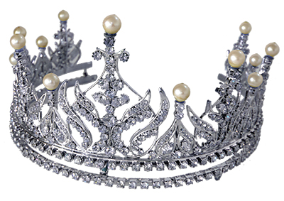 Pearls and Diamonds Crown Props, Prop Hire