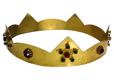 Gold and Gems Crown Props, Prop Hire