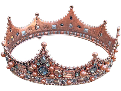 Copper Tiara Crown Props, Prop Hire