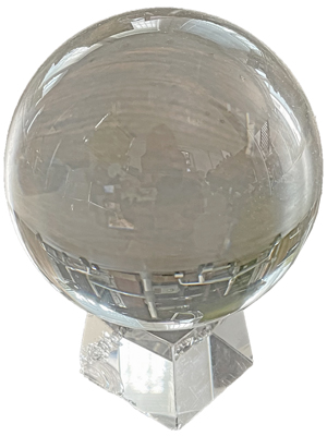 Crystal Ball 15cms Props, Prop Hire