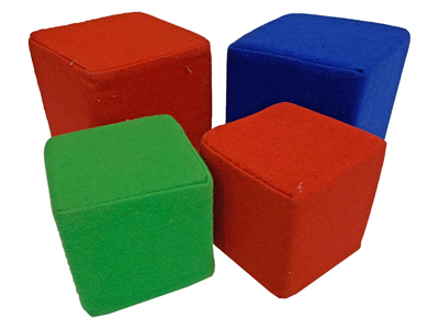 Soft Childrens Play Cubes Props, Prop Hire