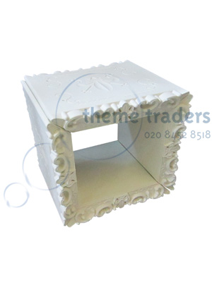 White Decorative Cube Props, Prop Hire