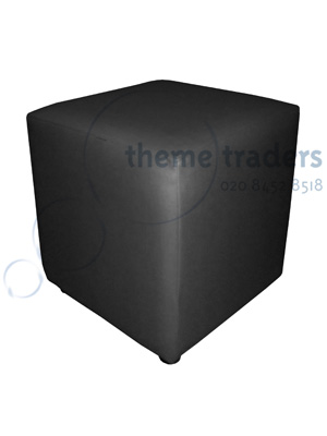 Cube Stool Black Props, Prop Hire