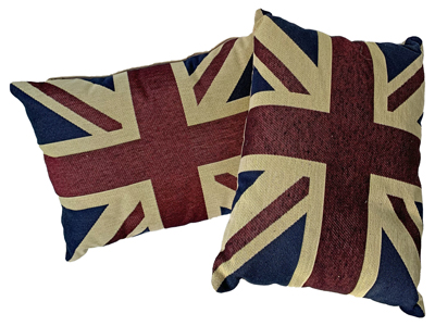 British Union Jack Cushions Props, Prop Hire