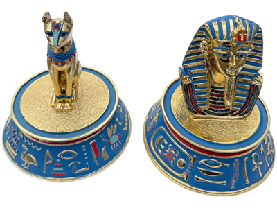 Franklin Mint Collectabe Egyptian God Head Props, Prop Hire