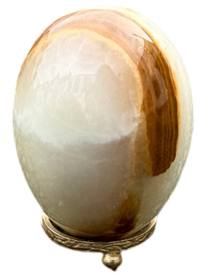Green Onyx Egg on Stand Props, Prop Hire