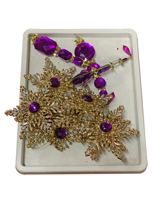 Purple Jewels and Gems Props, Prop Hire