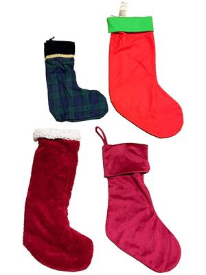 Christmas Stockings Props, Prop Hire