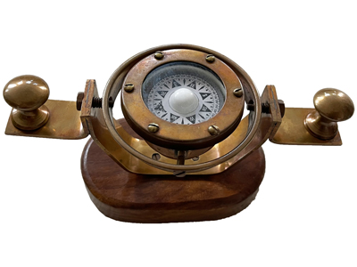 Vintage Desk Compass Props, Prop Hire