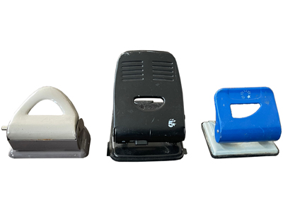 Office Desk Hole Punchers Props, Prop Hire