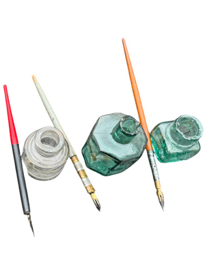 Inkwells and Quills Props, Prop Hire