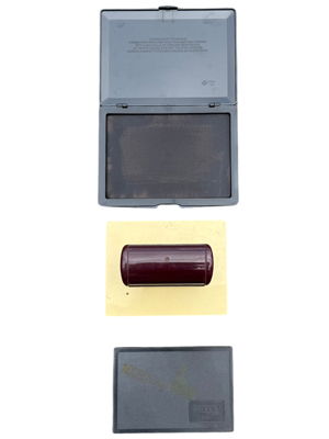 Retro Rubber Stamp Ink Desk Pads Props, Prop Hire
