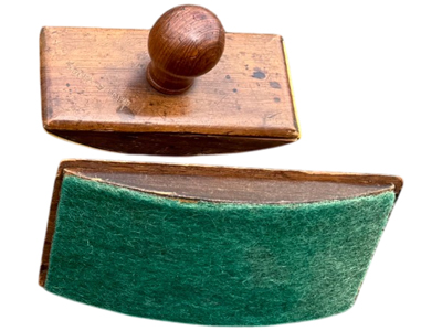 Antique Wood Desk Blotters Props, Prop Hire