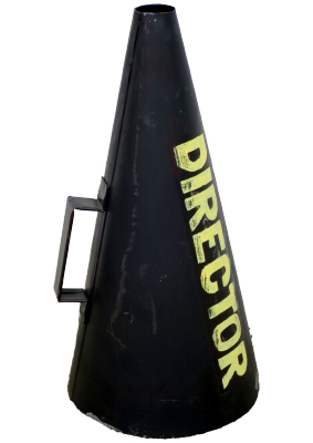 Metal Megaphone Props, Prop Hire