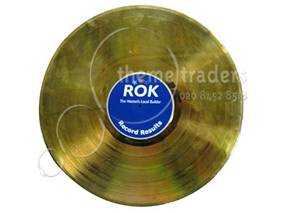 Gold Vinyl Props, Prop Hire