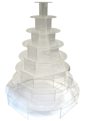 Acrylic Pyramid Display Props, Prop Hire