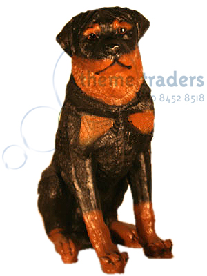 Rottweiler Dog Statues Props, Prop Hire