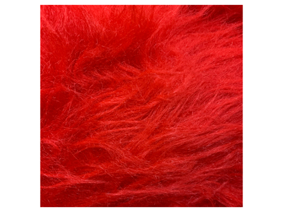 Red Fluffy Drape Props, Prop Hire