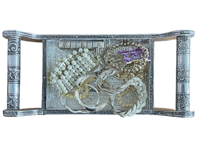 Womens Dressing Table Jewelry Tray With Jewelry Props, Prop Hire