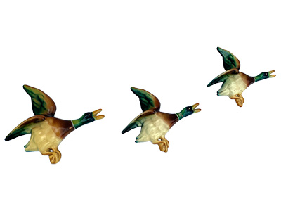 Ceramic Flying Ducks Props, Prop Hire