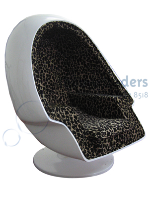 Leopard Print Egg Chairs Props, Prop Hire